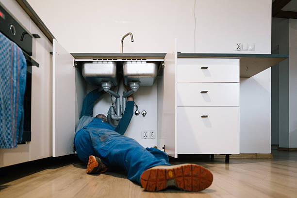 Professional Emergency Plumber technician working in Harmony, RI